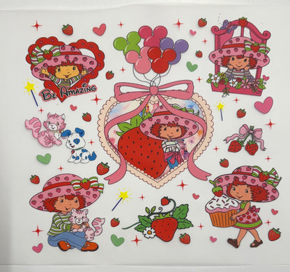 Strawberry Shortcake Different Styles DTF Heat Transfer