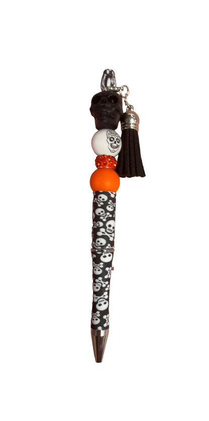 Halloween skull Bead Pen