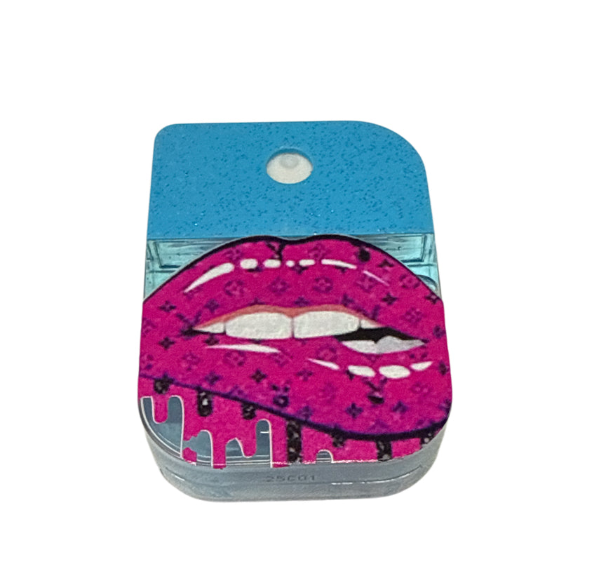 Lv lips Blue glitter ocean breeze hand sanitizer