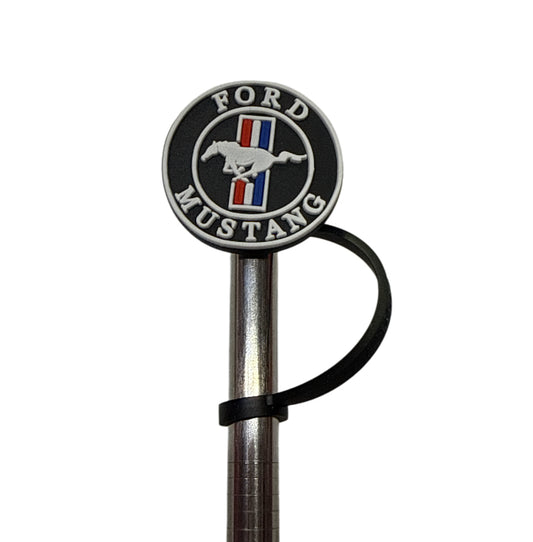 Ford mustang circle Straw Topper