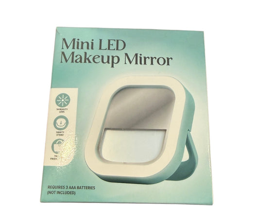Mini led makeup mirror
