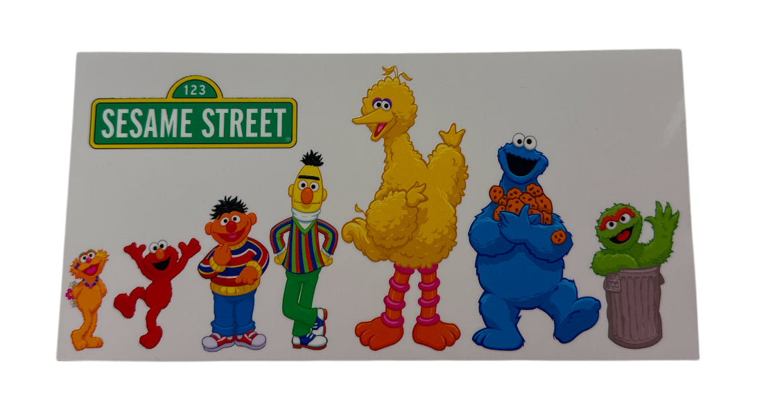 Sesame Street logo left Cup Transfer