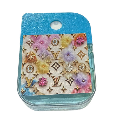 Lv colorful Blue glitter ocean breeze hand sanitizer