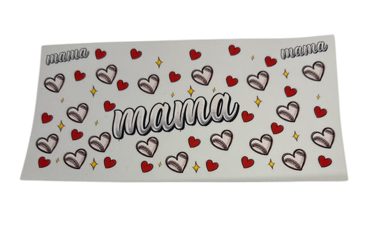 Mama baseball Cup Transfer