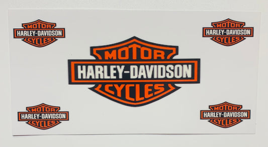 Harley Davidson 4 corners Cup Transfer