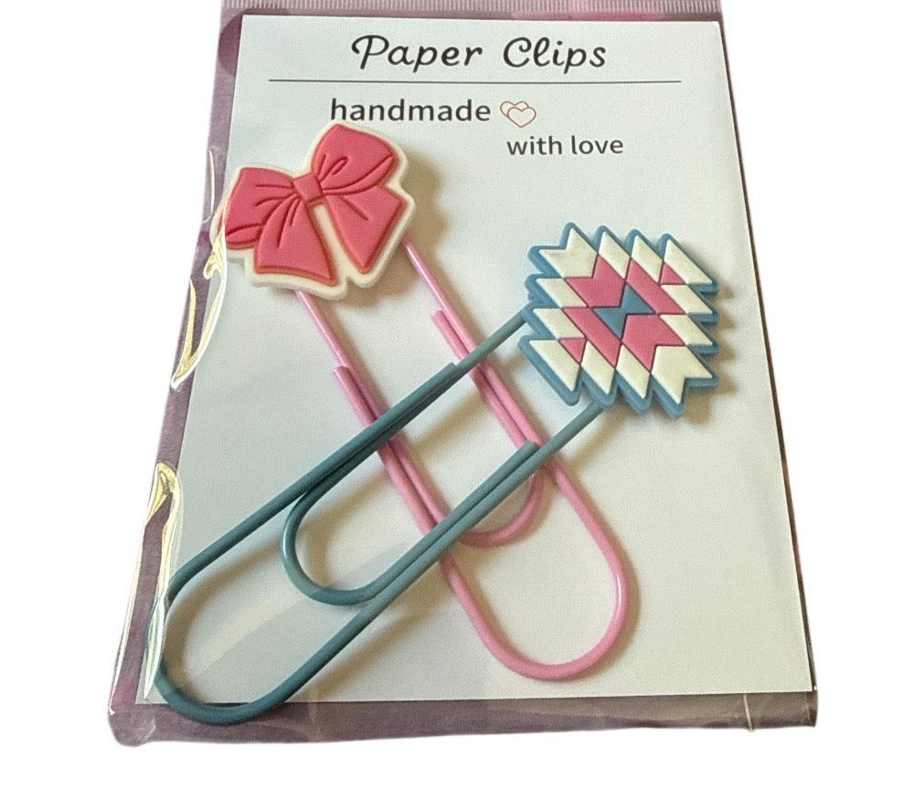 Large paper clips two pack