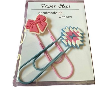 Large paper clips two pack