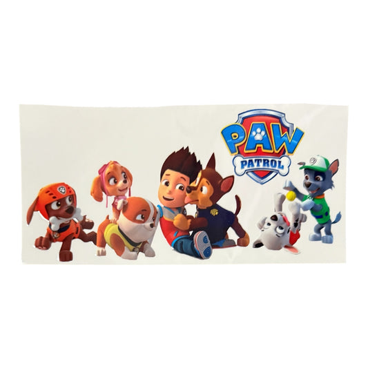 Paw patrol dog line Cup Transfer