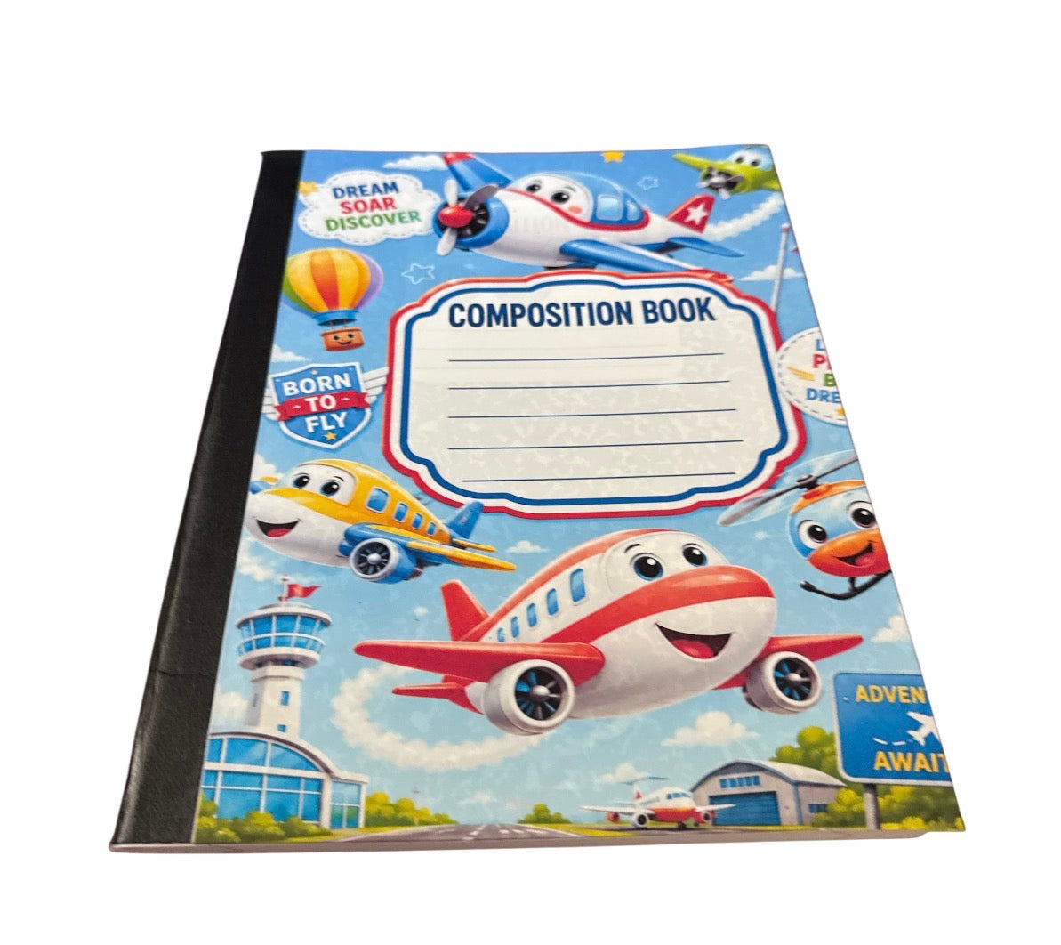 Air plane notebook
