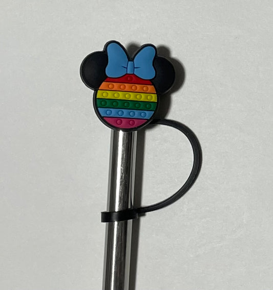 Minnie Mouse Pop It Straw Topper