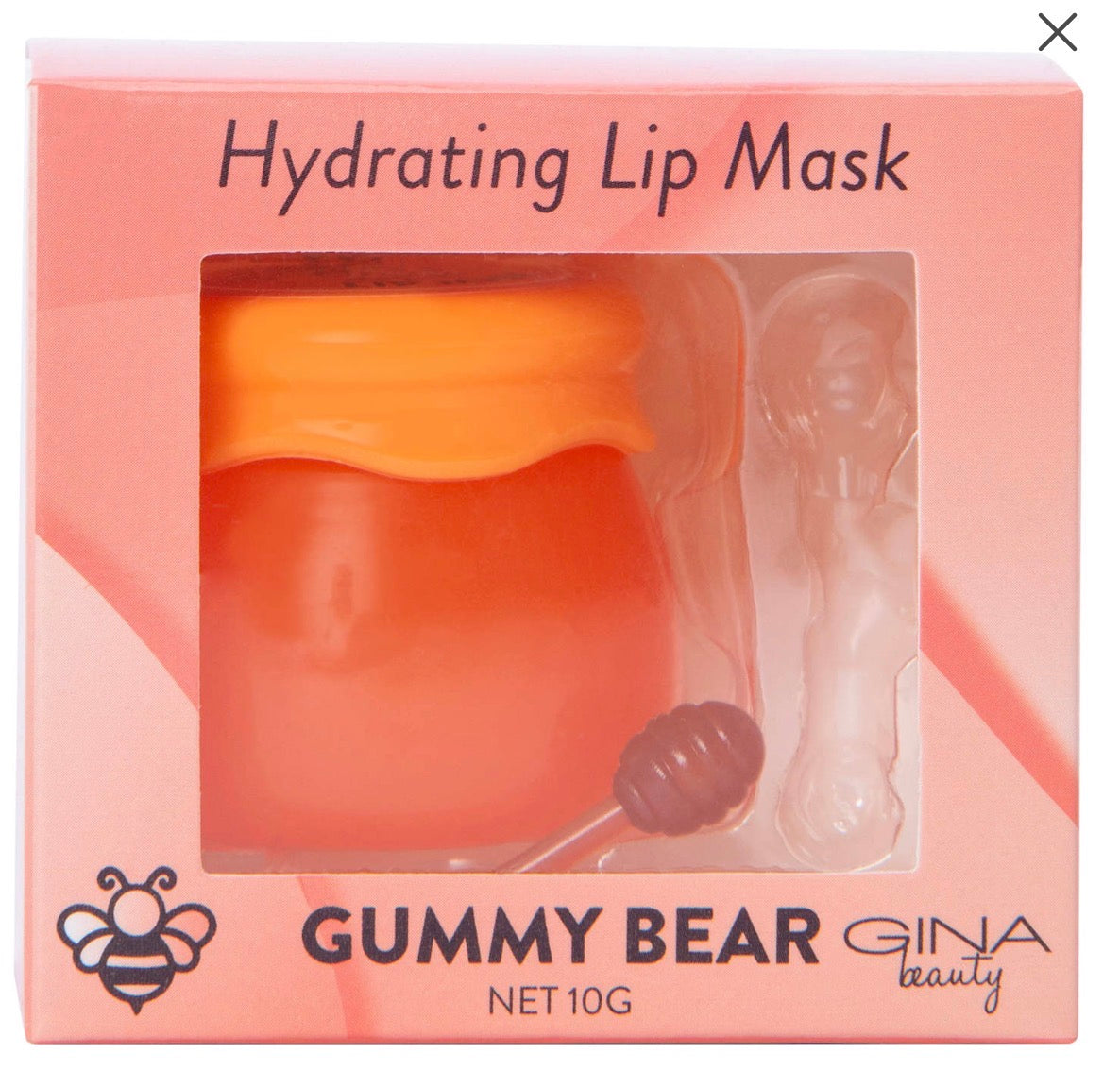 Lip mask cute honey pot with wand