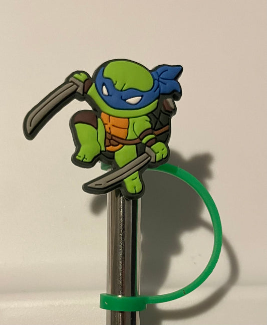 Ninja Turtle Blue Straw Topper