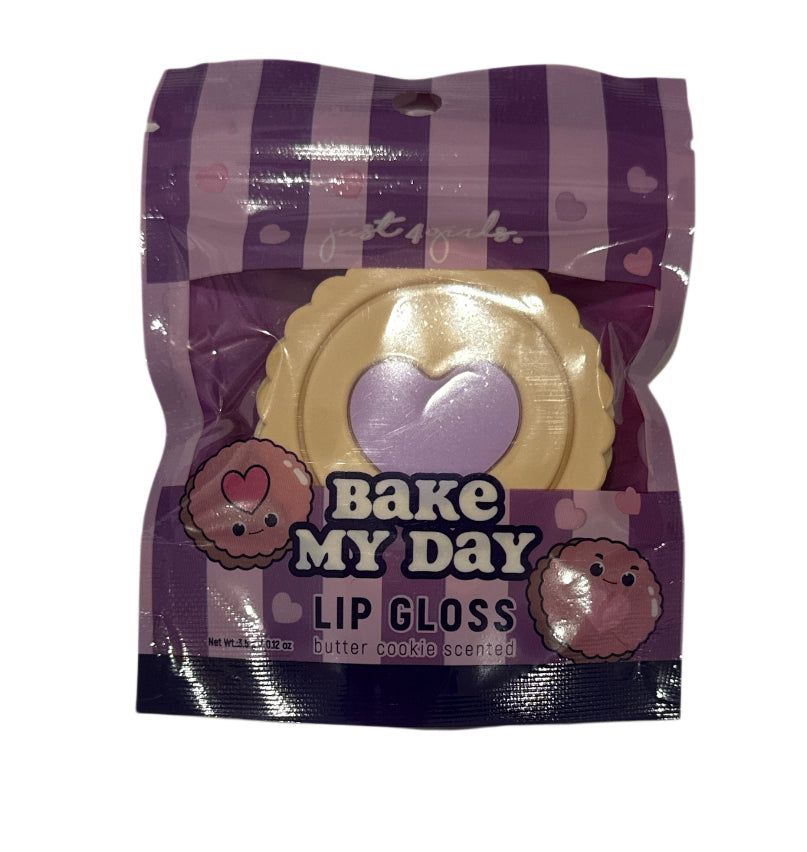 Purple Heart butter cookie Bake my day lip gloss