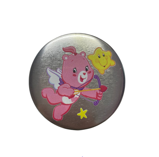 Care bears pink love pin