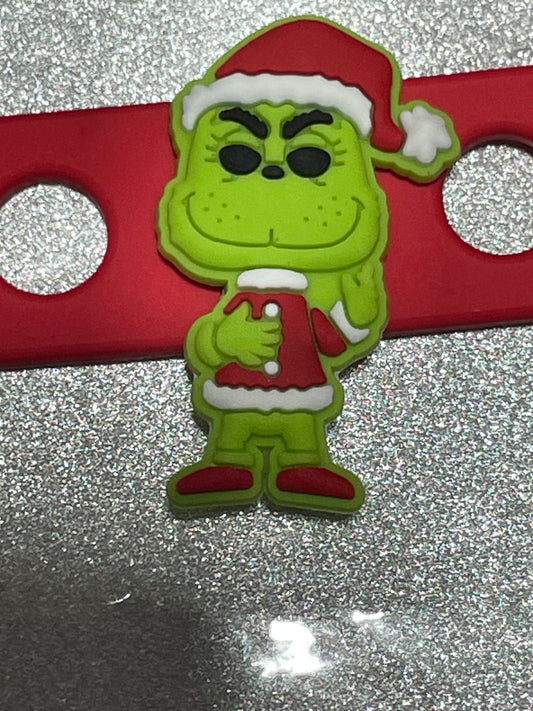 Grinch body Shoe Charm