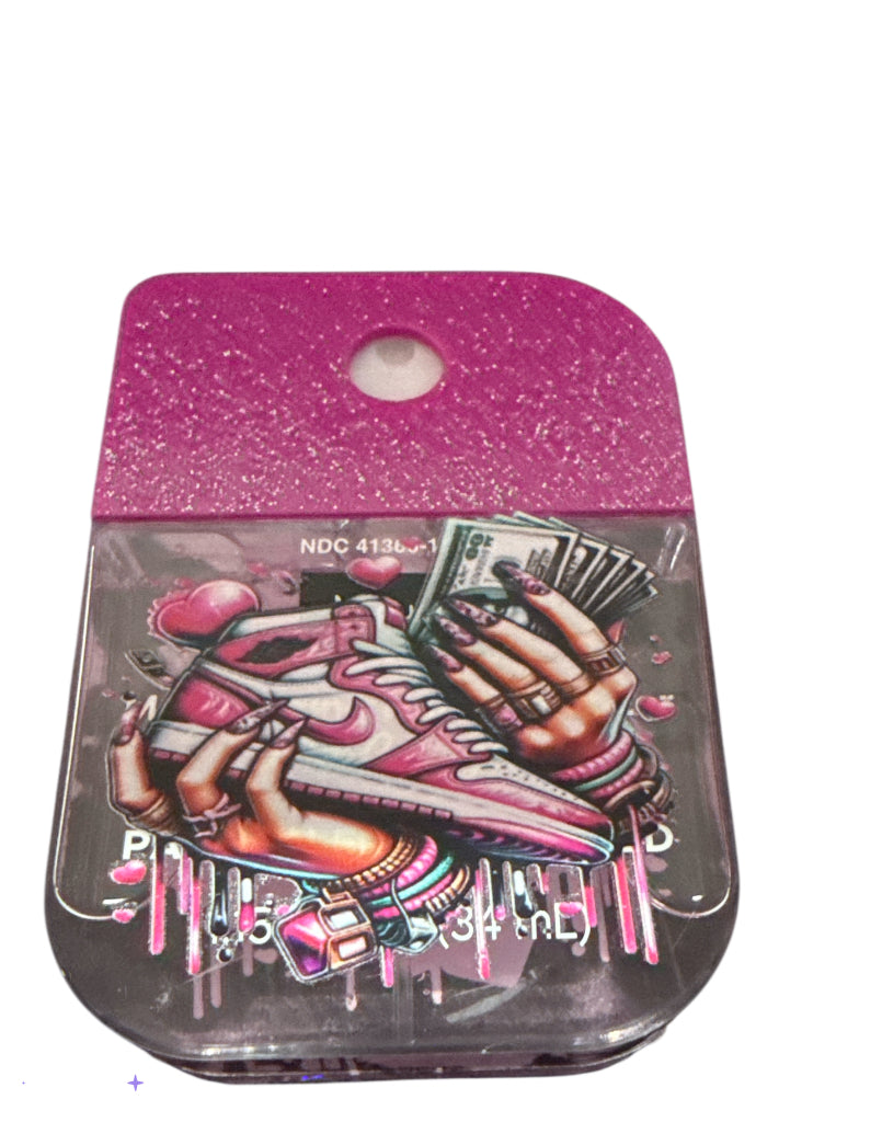 Sneaker money glitter passion fruit hand sanitizer