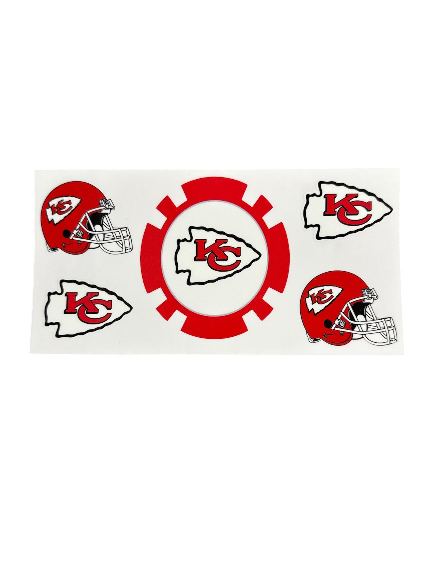Chiefs helmet Cup Transfer