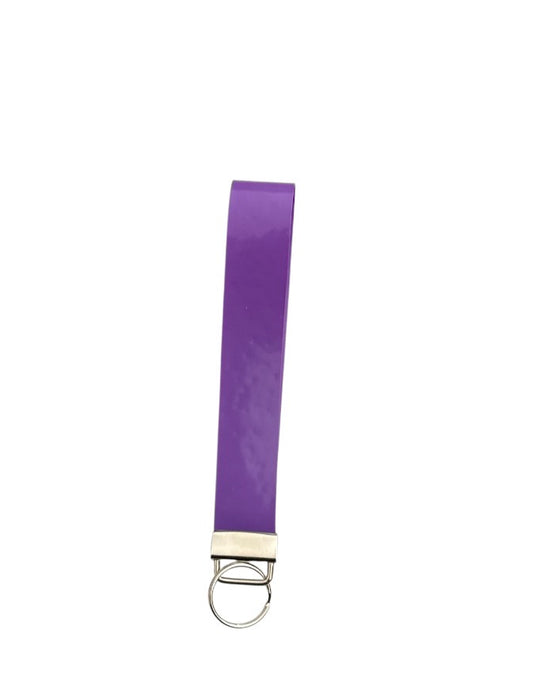 Purple  Keychain/ Key fob holder Wristlet