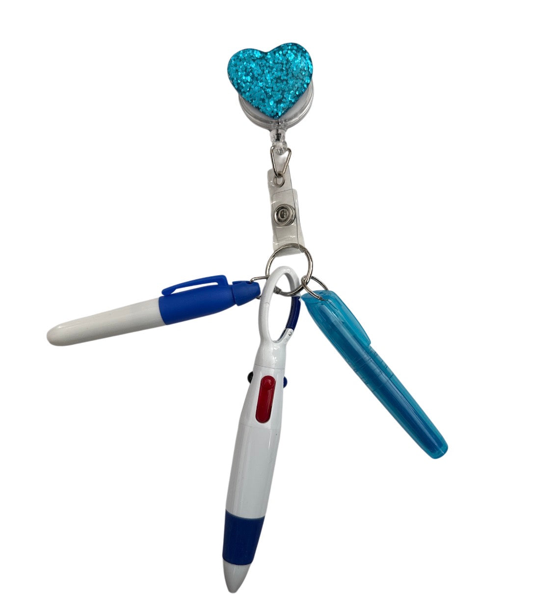 Nurse pen, highlighter , marker badge reel