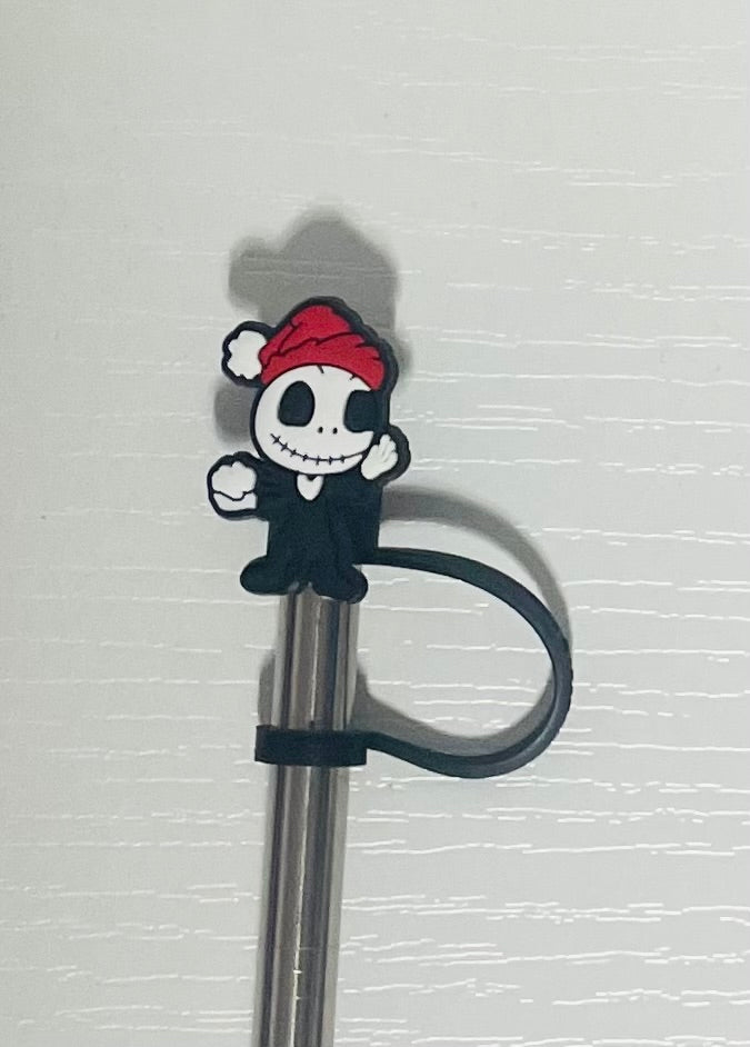 Christmas Jack Skellington Straw Toppers