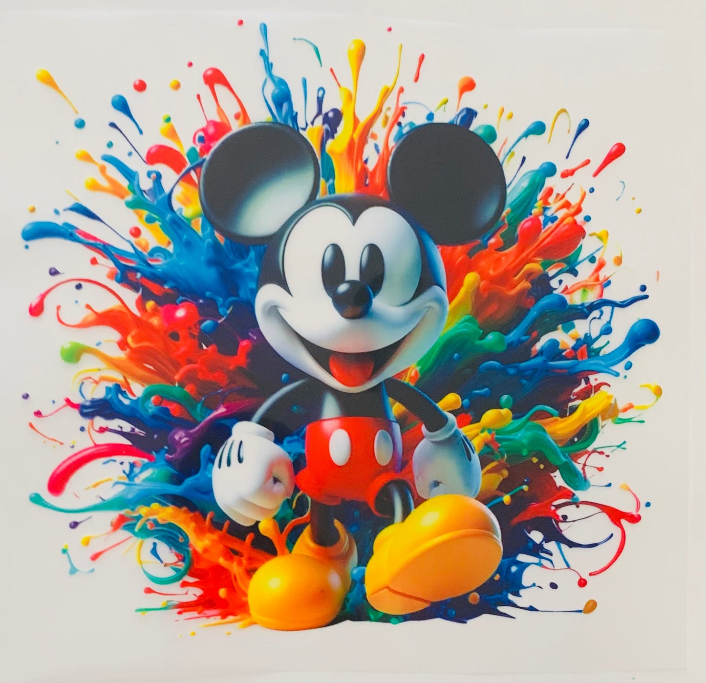 Mickey colorful whole body DTF Heat Transfer