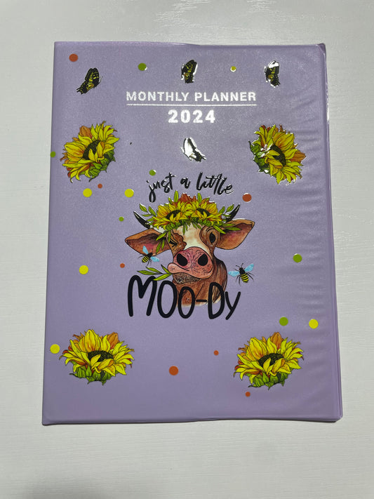 Moody 2024 Monthly Planner