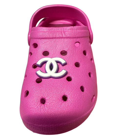 Cc purple Shoe Charm