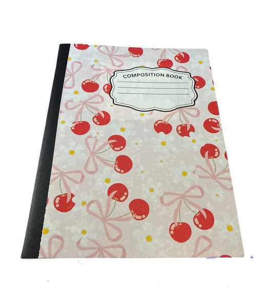 Cherry bow notebook