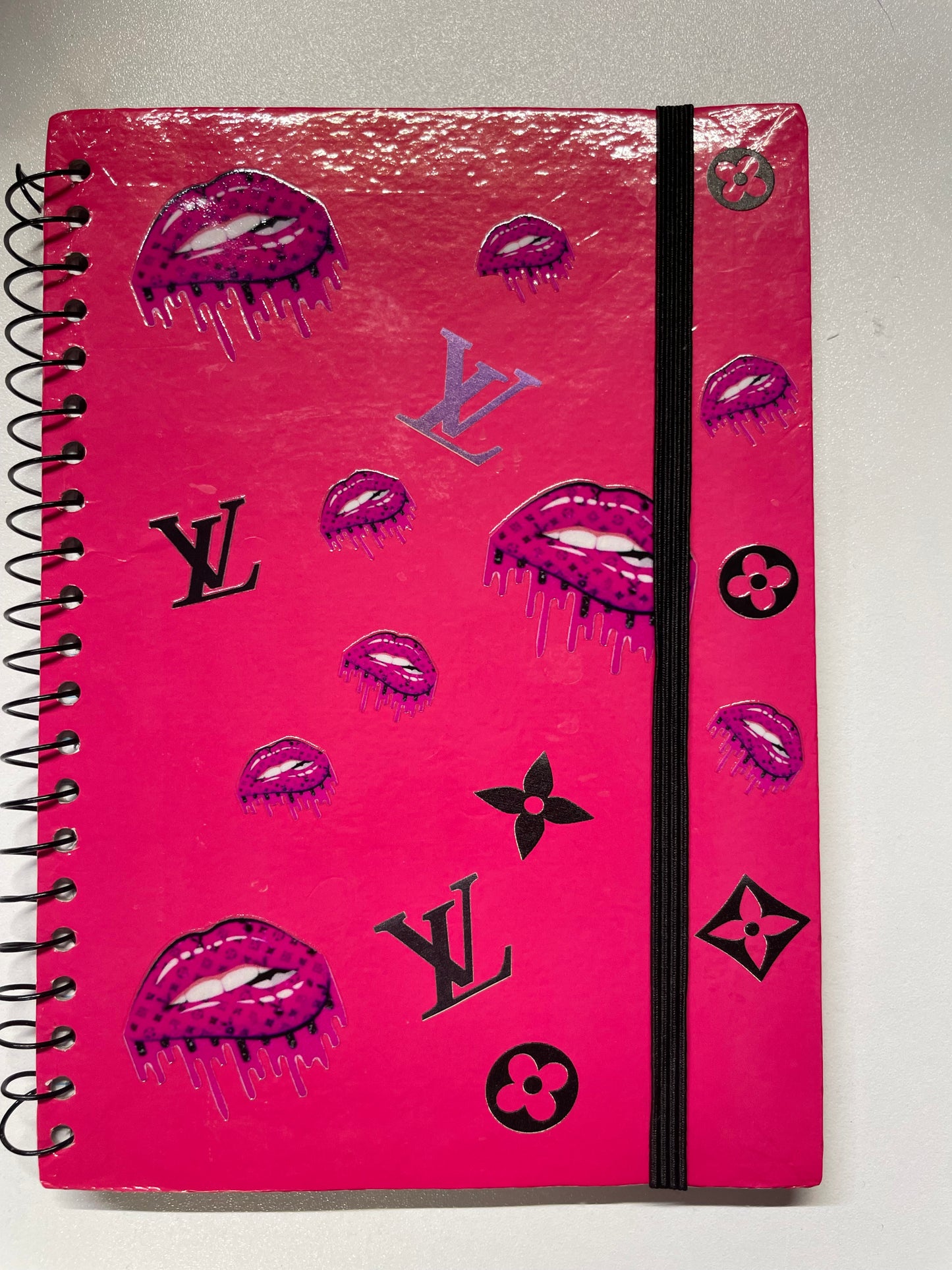 Pink lv lips Notebook