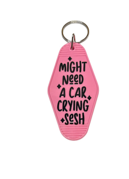 Cry sesh Motel Keychain