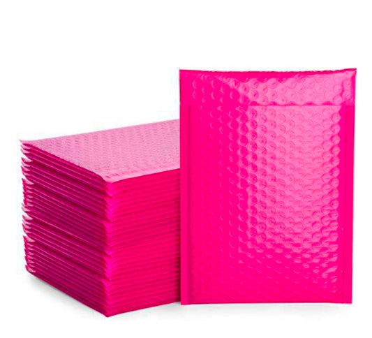 6x9 Pink Bubble Mailers (40 Count)