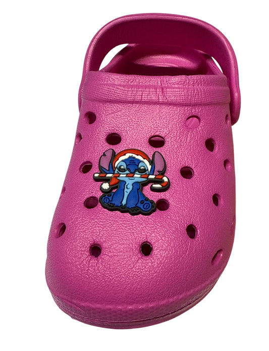 Stitch Xmas candy cane Shoe Charm