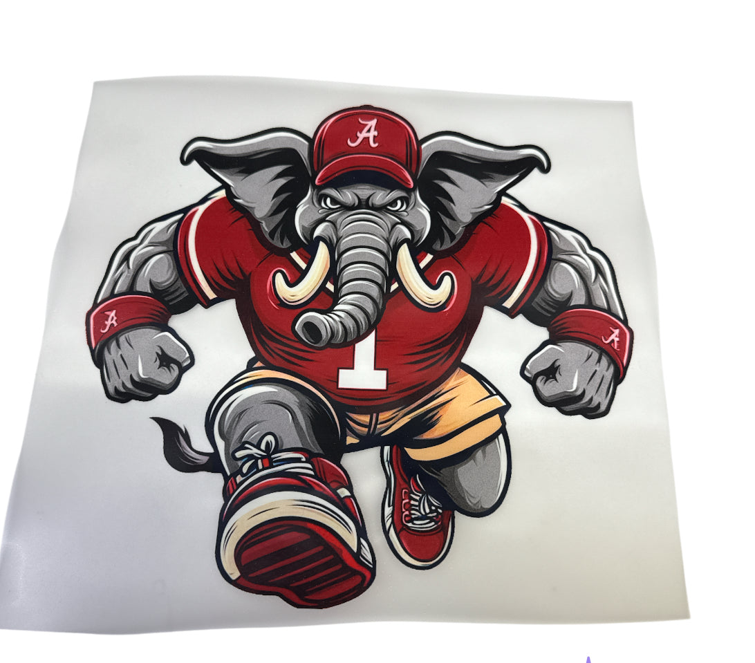 Alabama football elephant DTF Heat Transfer