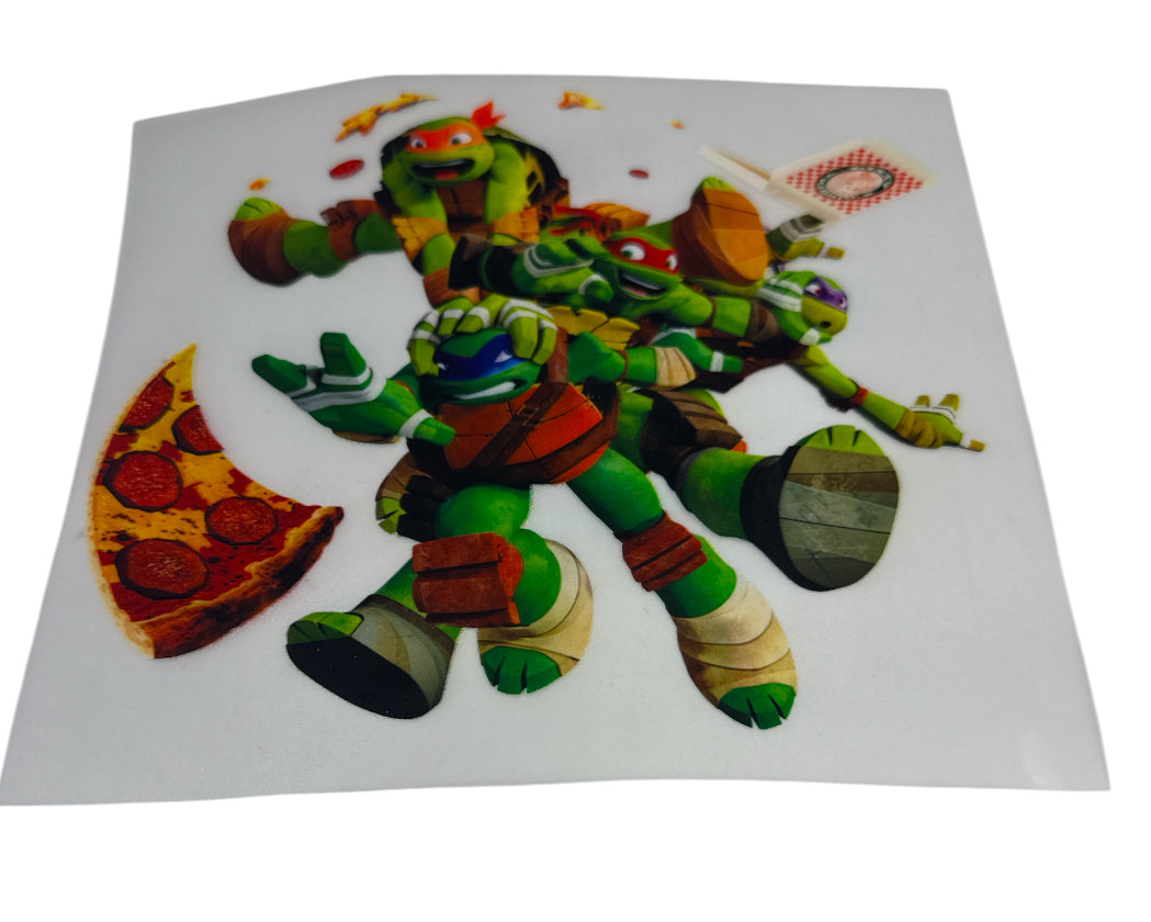 Ninja turtles pizza Heat Transfer