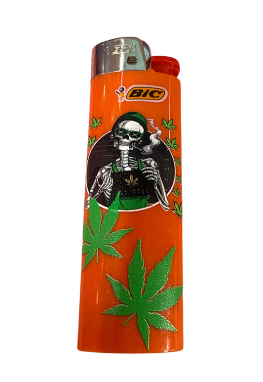 Smoke Skeleton bic lighter