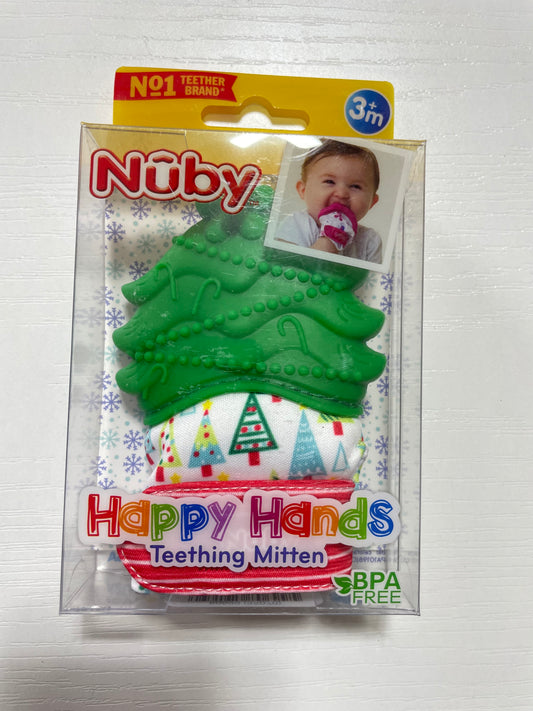 Christmas Tree Nuby Teething Mitten