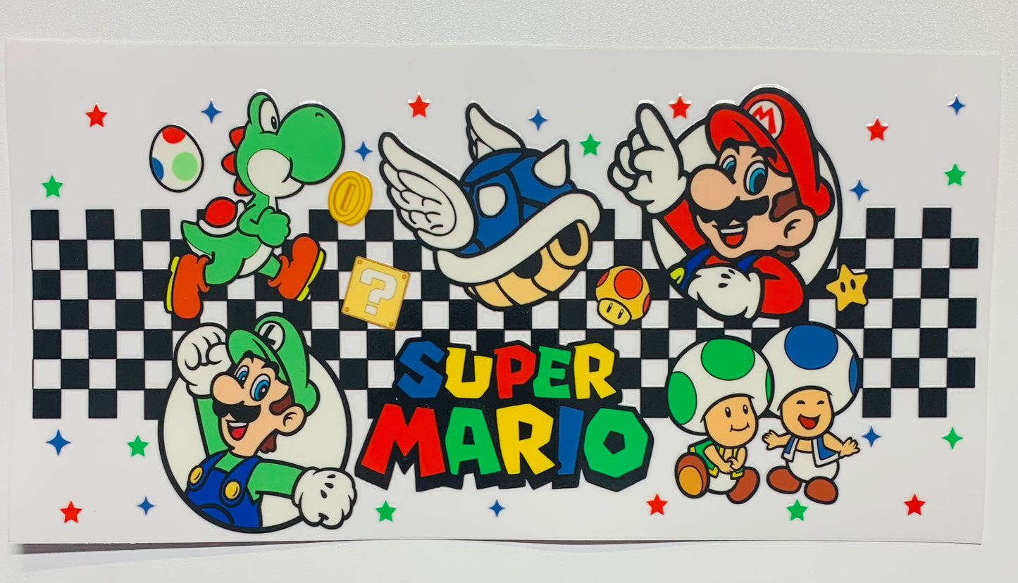 Mario different designs Cup Transfer