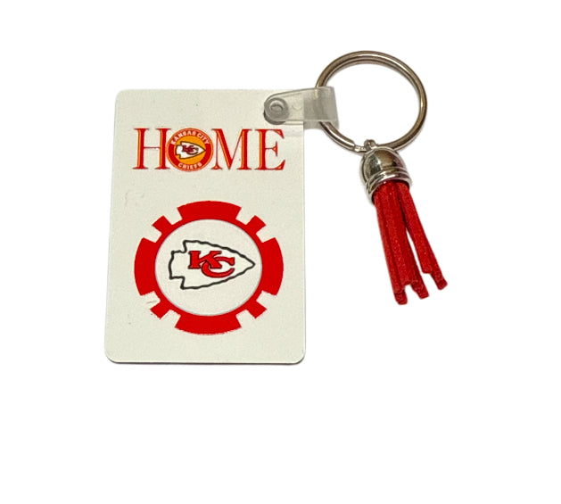 Chiefs double sided Keychain