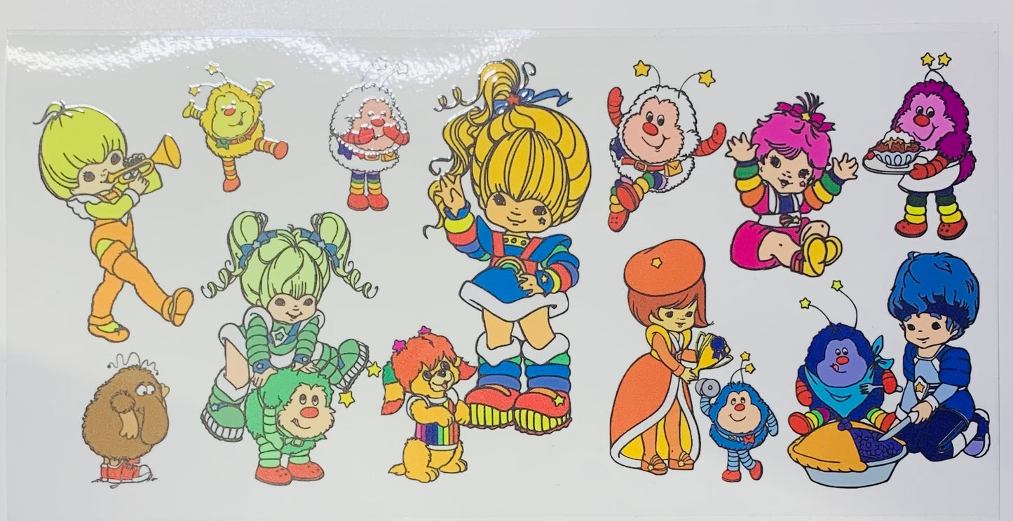 Rainbow Brite Crew Cup Transfer