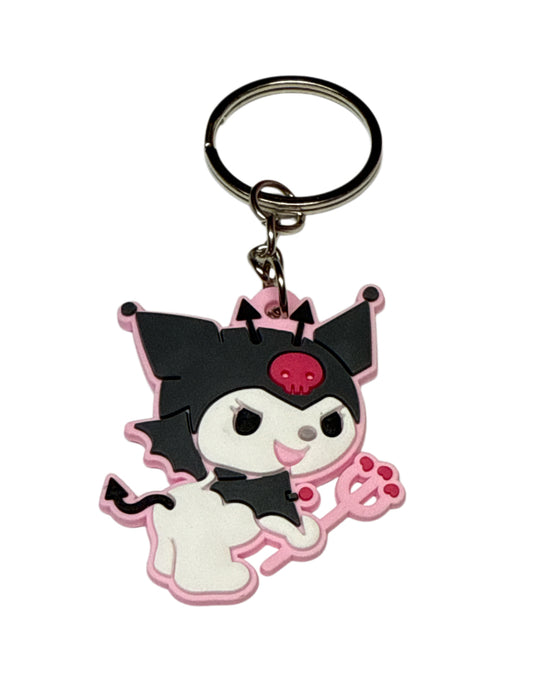 Kuromi pink  keychain