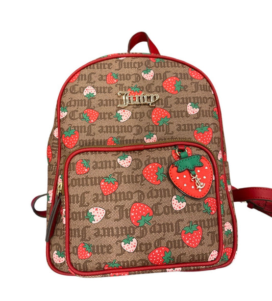 juicy couture strawberry back pack purse