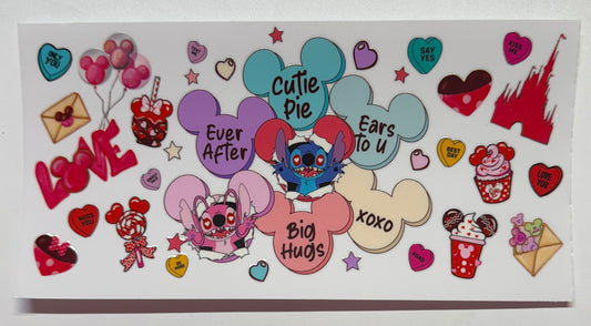 Stitch Cutie Pie Cup Transfer