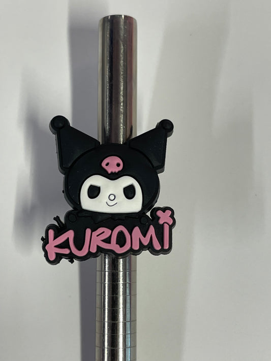 Kuromi Straw Charm