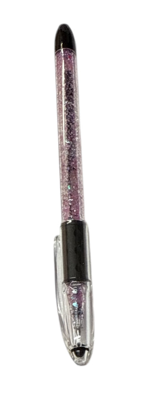 Purple pink glitter pen