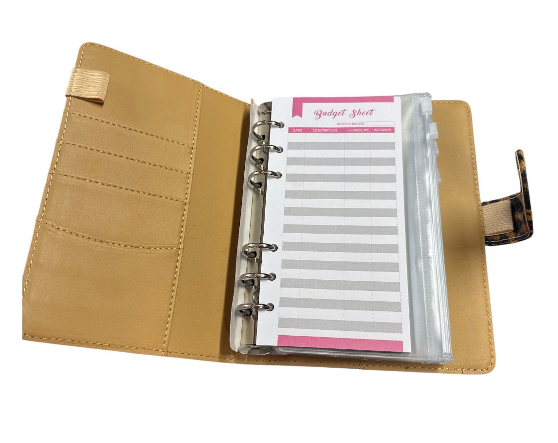 Butterfly cheetah  Budget Binder Bundle