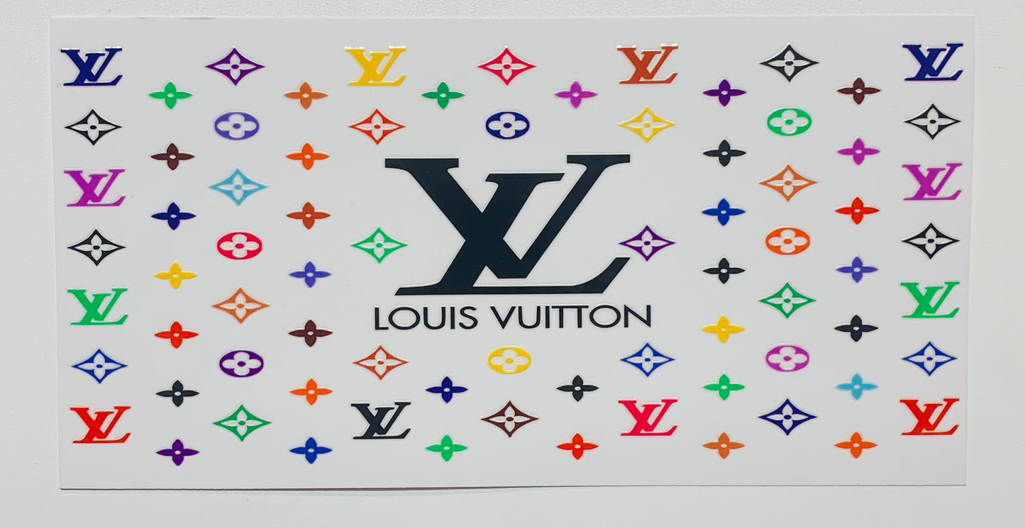 Lv big black & small colorful Cup Transfer