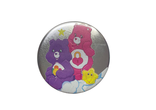 Care bears pink & purple pin