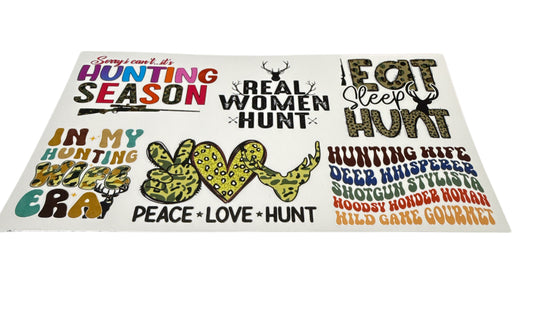 Hunting women Cup Transfer