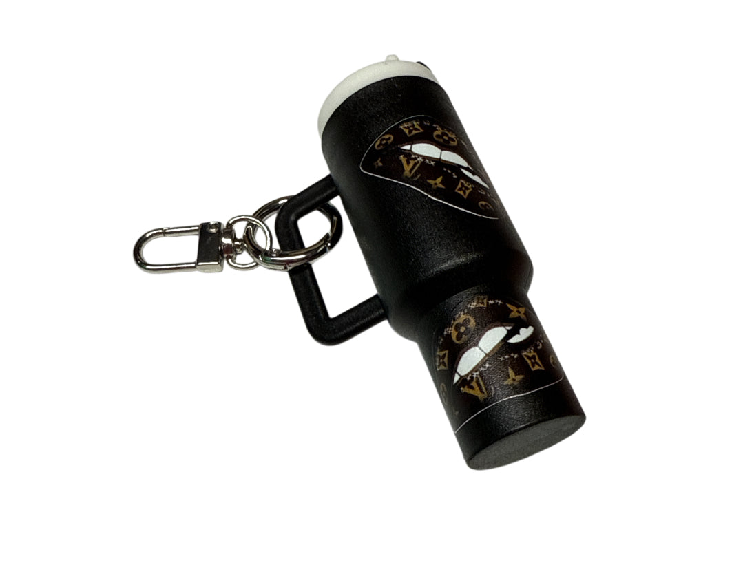 Lv lips Storage keychain