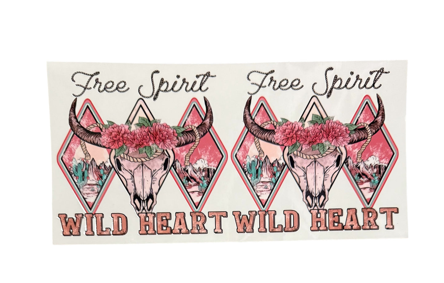 Free spirit double Cup Transfer